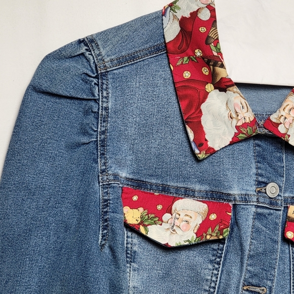Santa Claus Jean Jacket - Picture 3 of 4